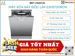 Máy rửa chén bát độc lập Electrolux ESF8730ROX - Sản xuất Ý